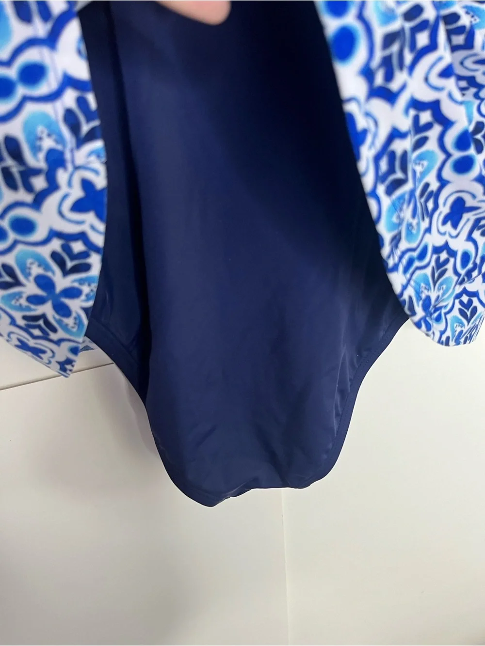 Swim Solutions Women One Piece Swim Suit Size 8 - Picture 7 of 10